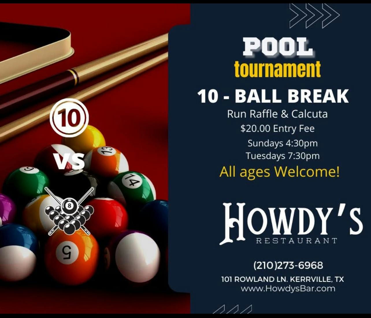 10 - Ball Break flyer