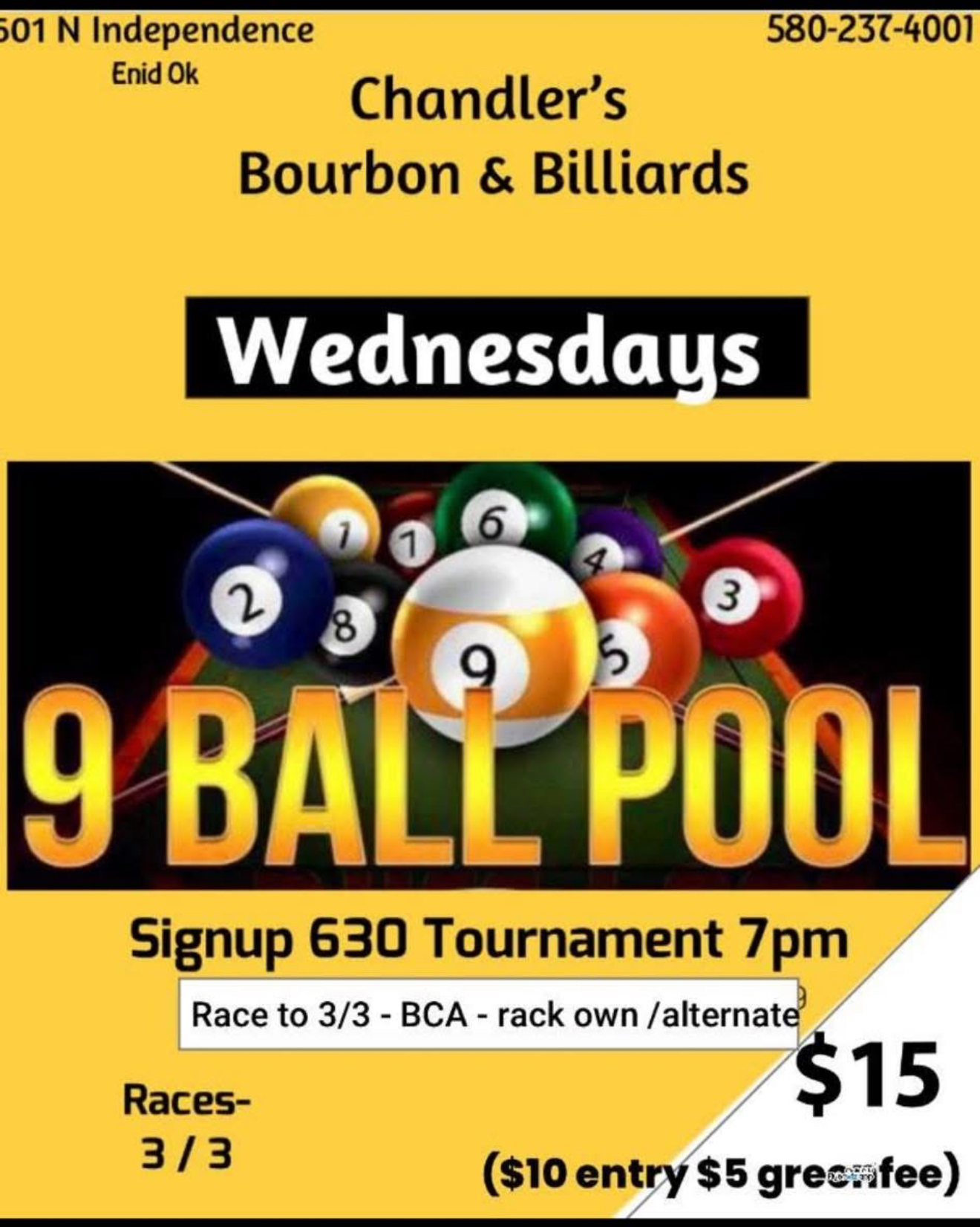 9 Ball Pool flyer