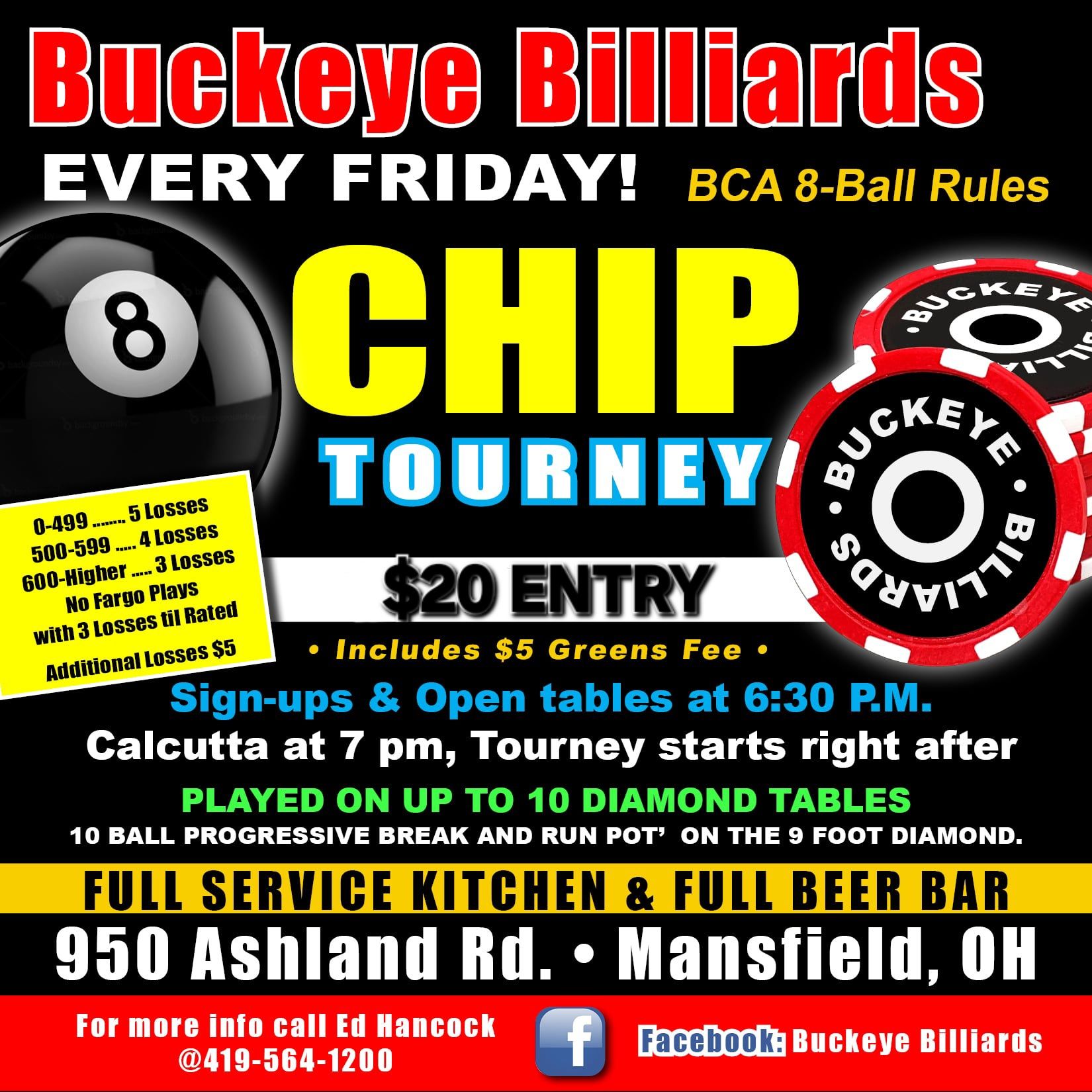 Chip Tourney flyer
