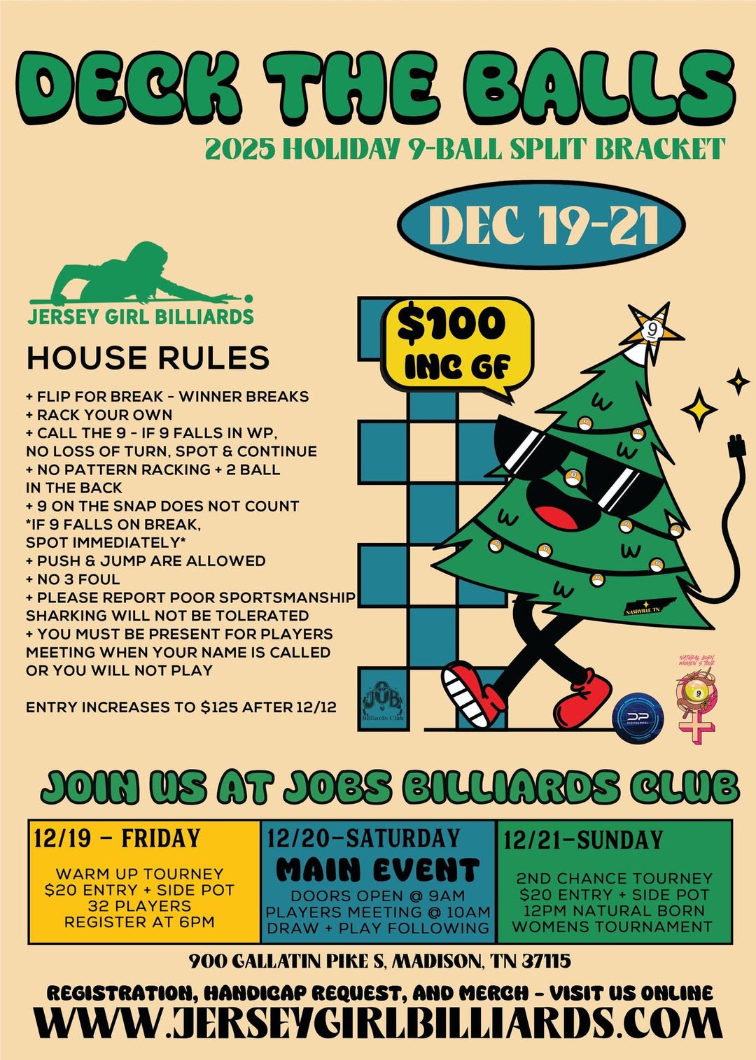 Deck The Balls flyer