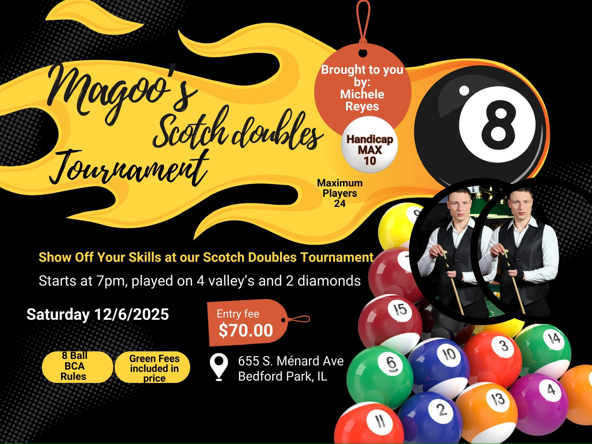 Magoo's Scotch Doubles Tournament flyer