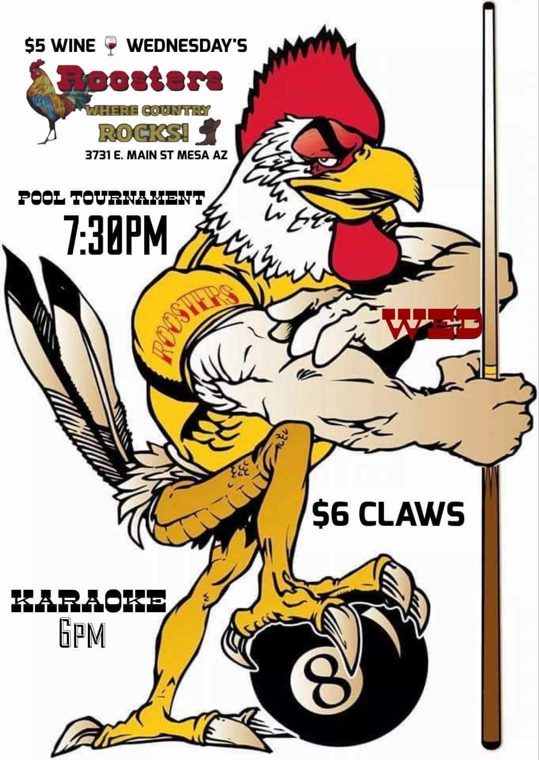 Pool Tournament flyer