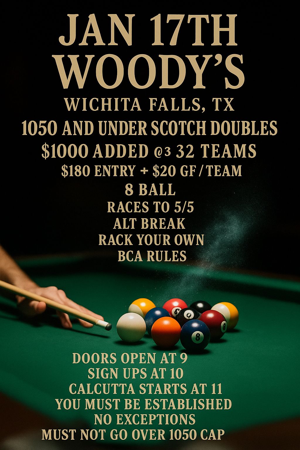 1050 And Under Scotch Doubles flyer