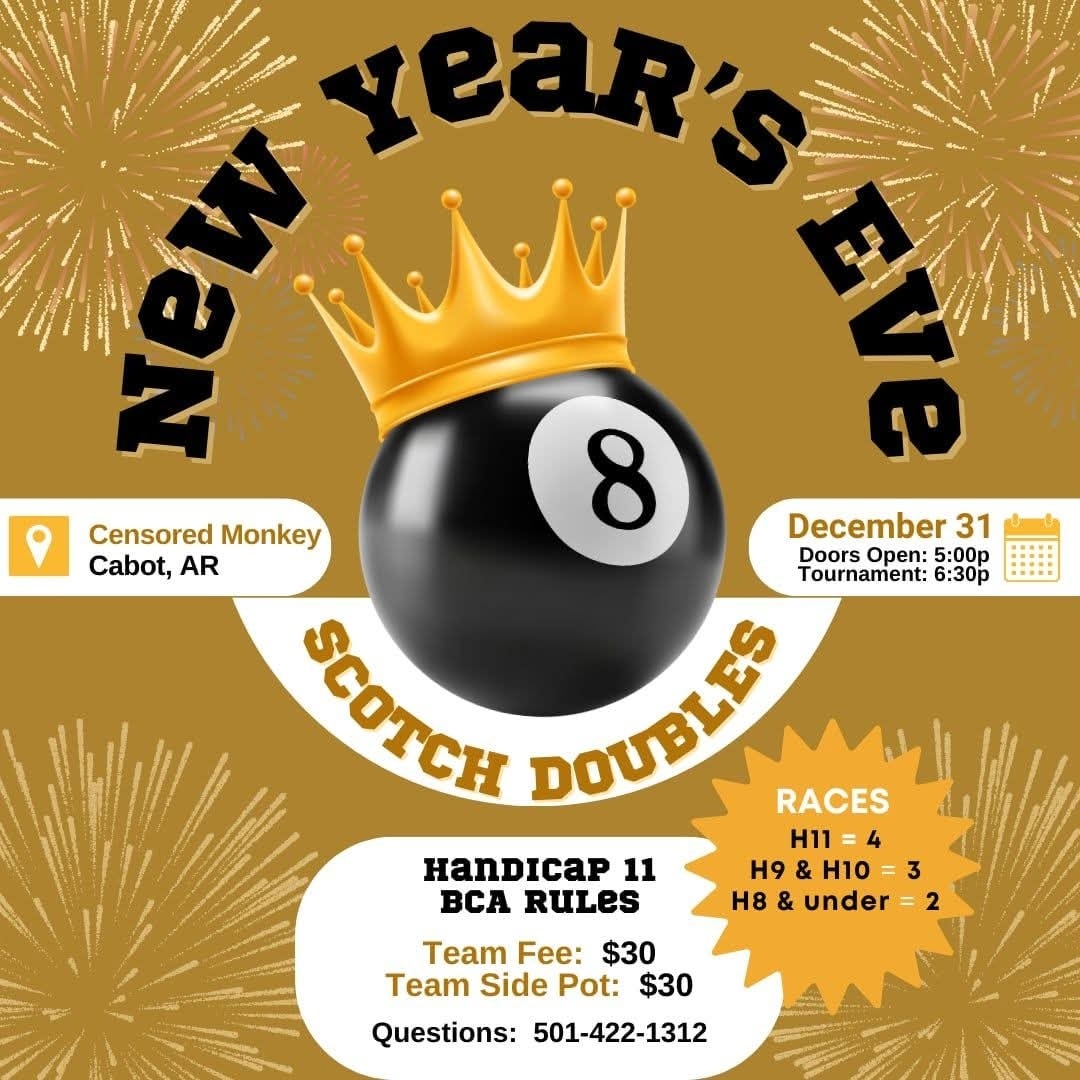 New Year's Eve Scotch Doubles flyer