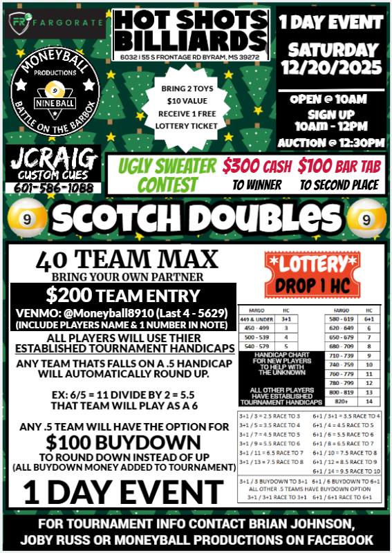 Scotch Doubles flyer