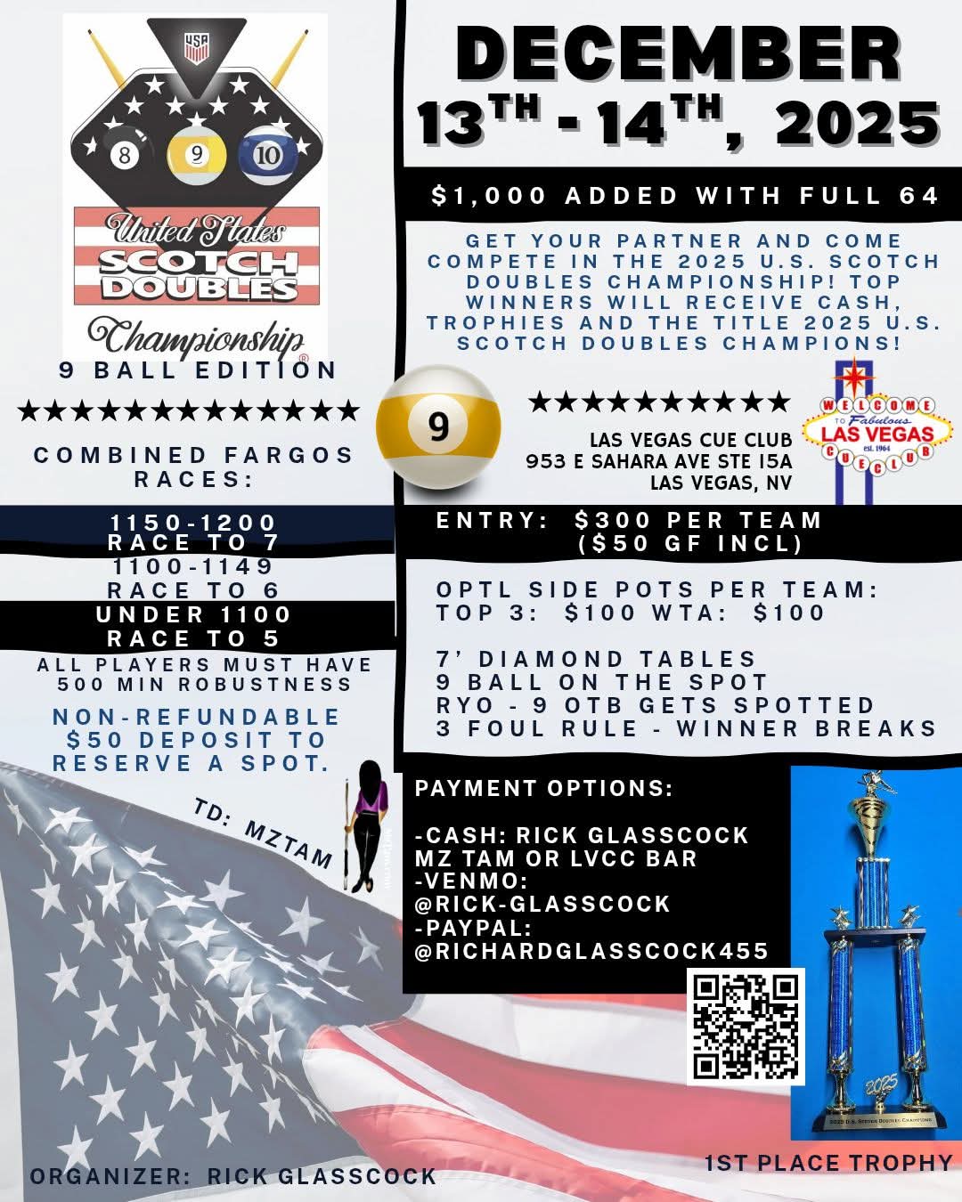 United States Scotch Doubles Championship flyer