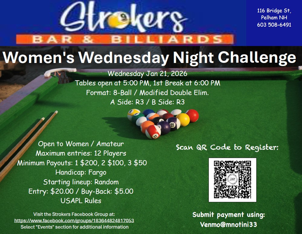 Women's Wednesday Night Challenge flyer