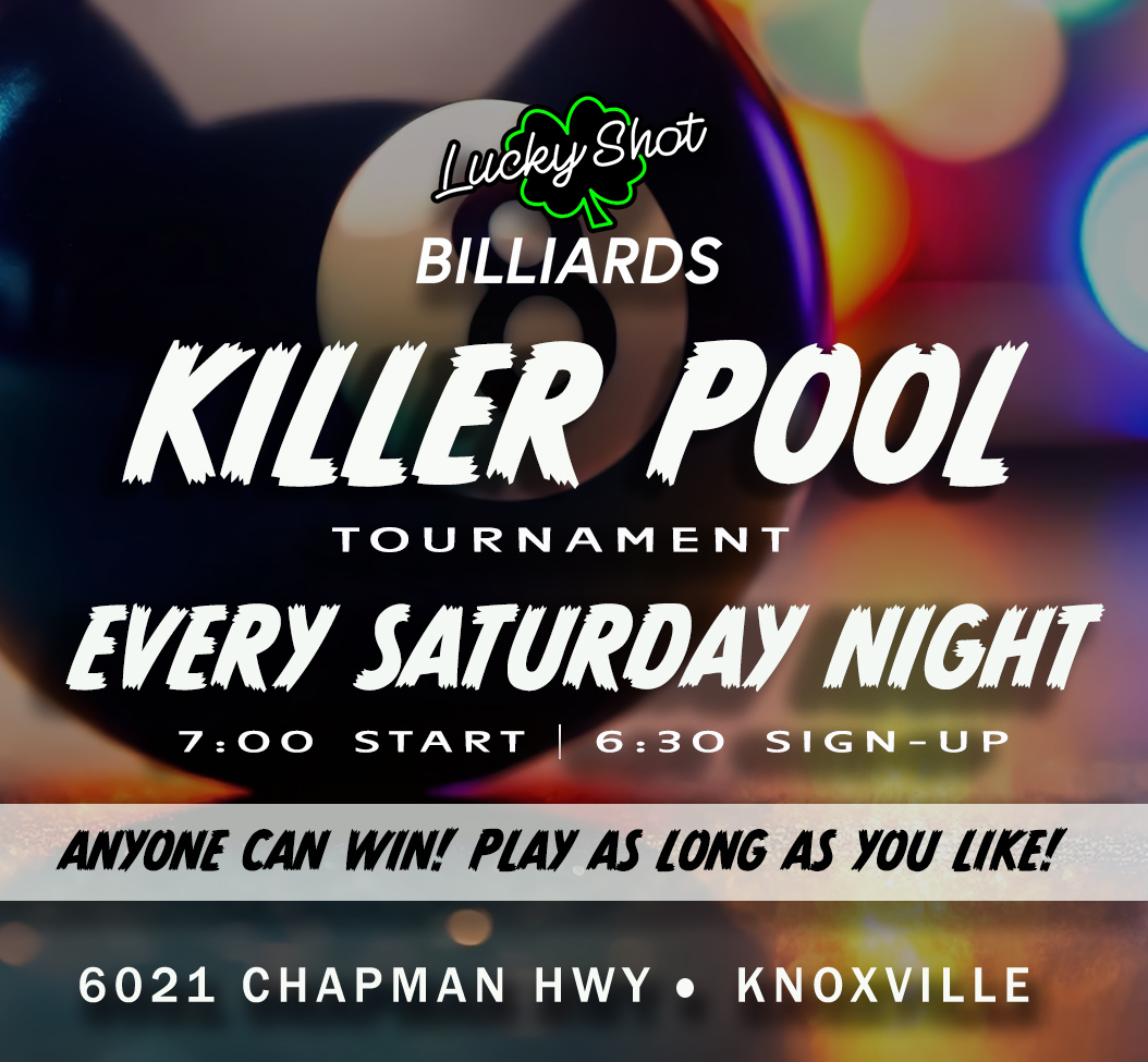 Killer Pool Tournament flyer