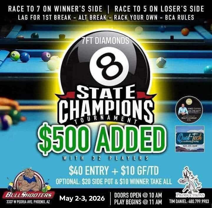 8 State Champions Tournament flyer