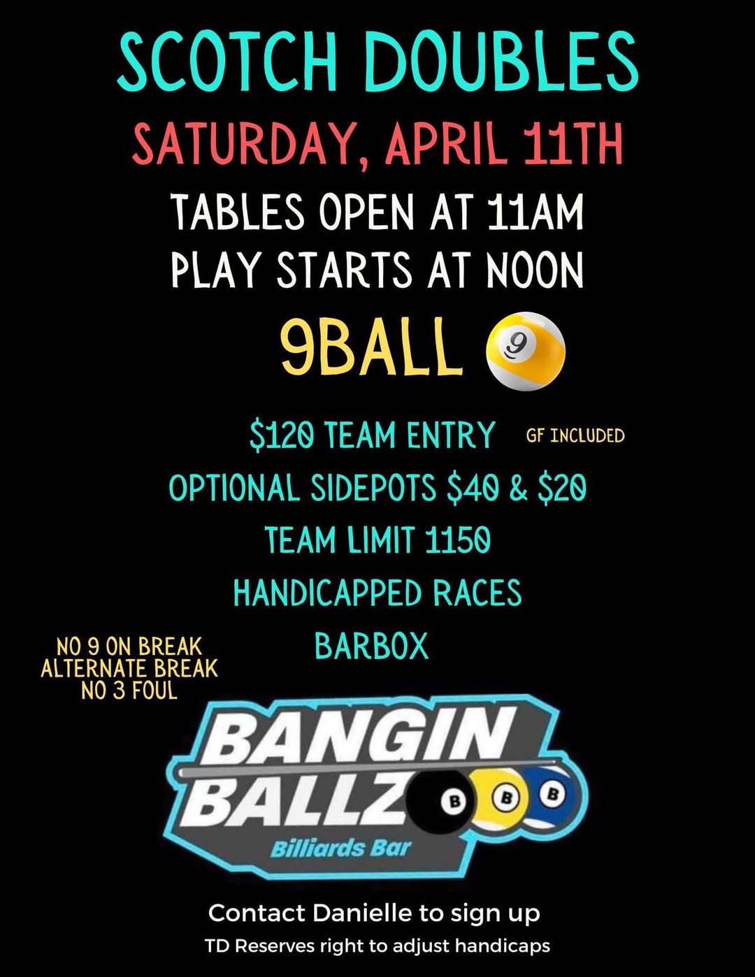 Scotch Doubles flyer