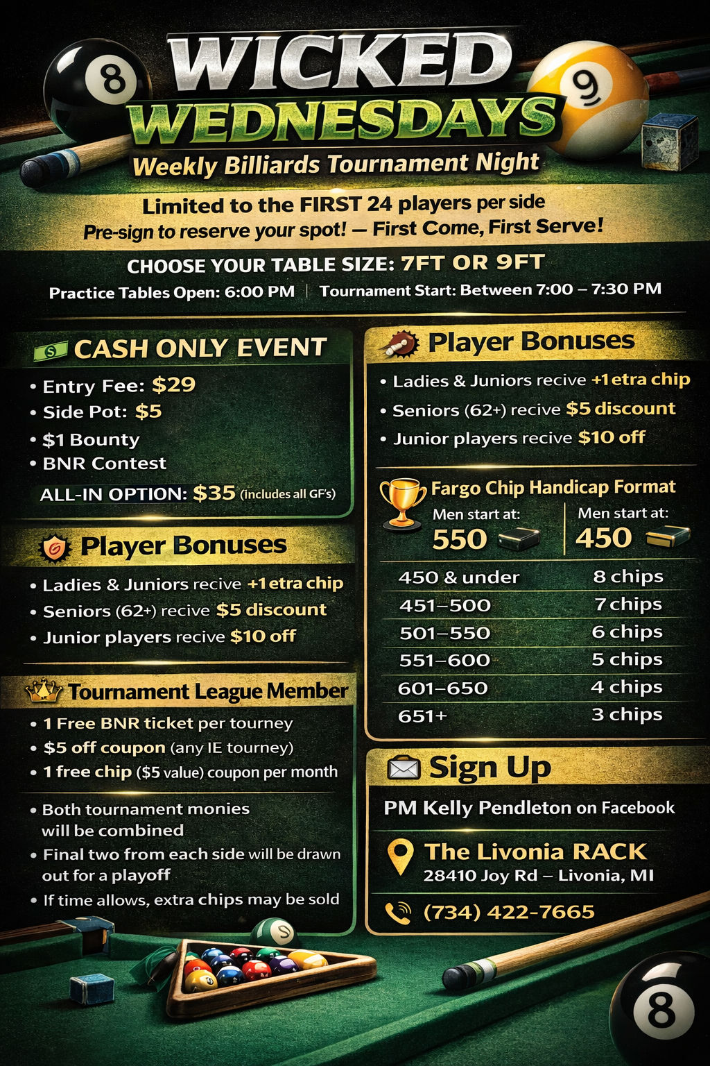 Wicked Wednesdays flyer