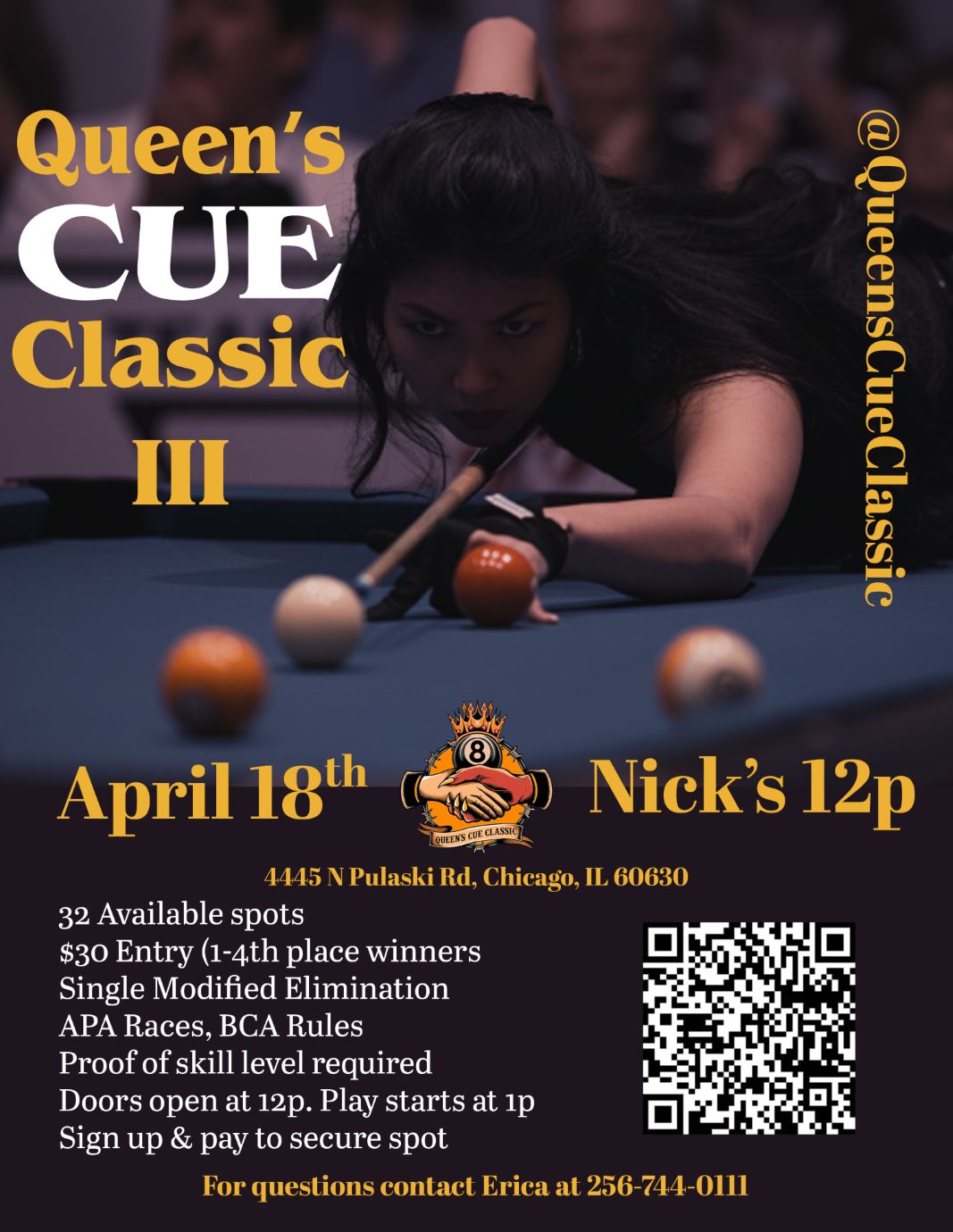 Queen's Cue Classic III flyer