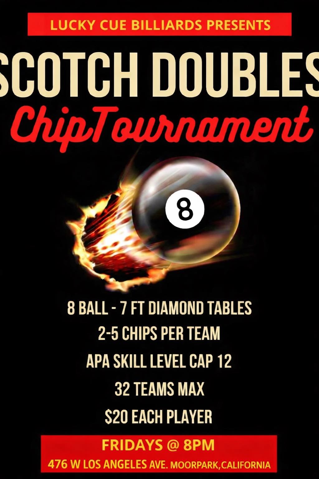 Scotch Doubles Chip Tournament flyer