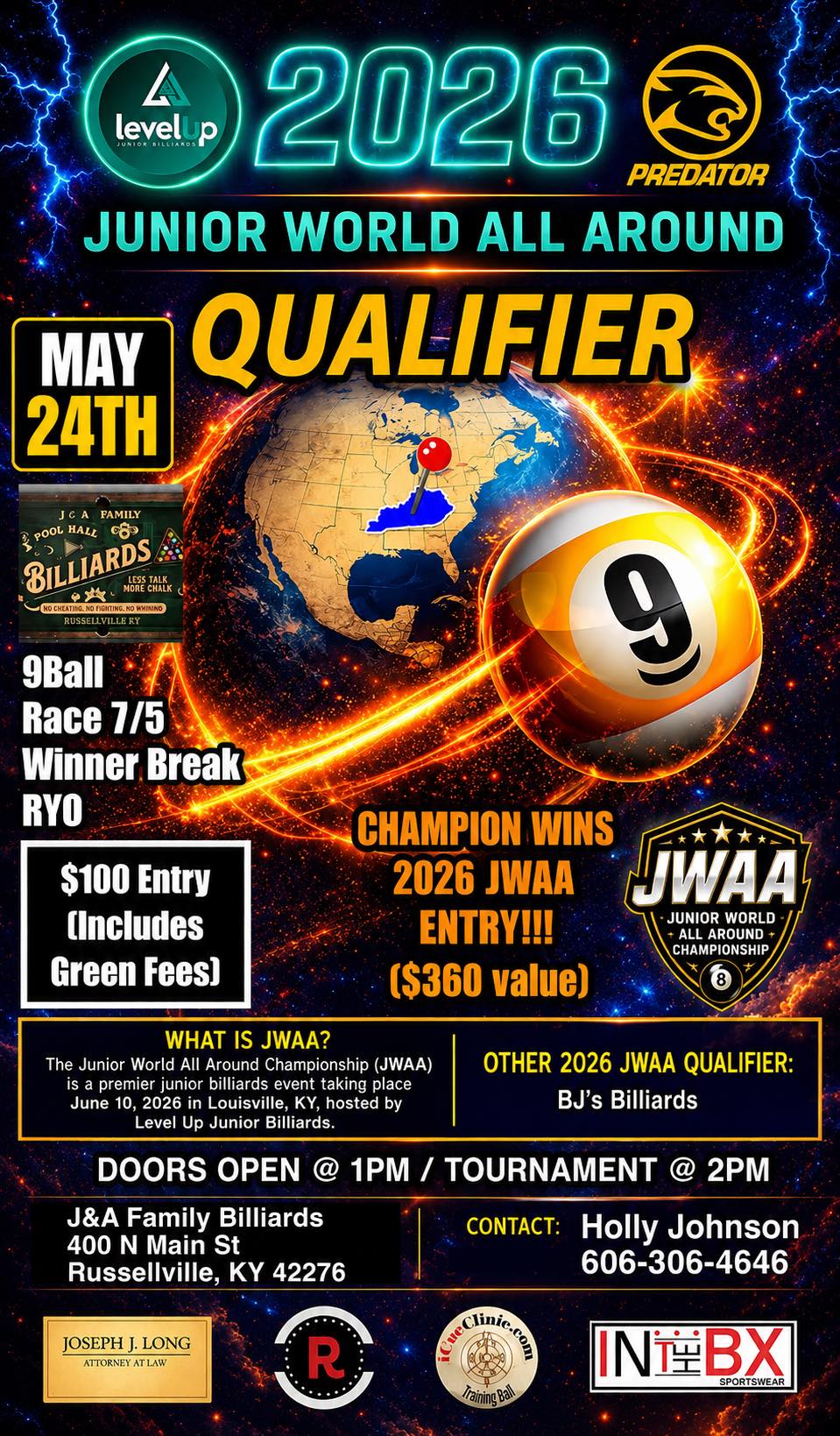 2026 Junior World All Around Qualifier flyer