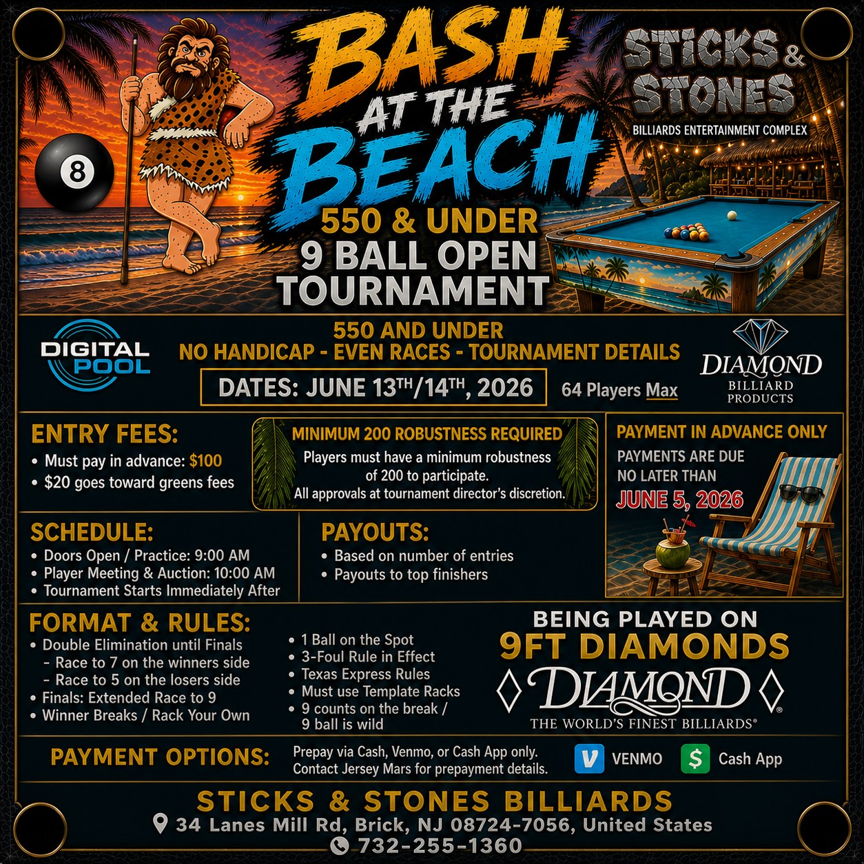 Bash at the Beach flyer