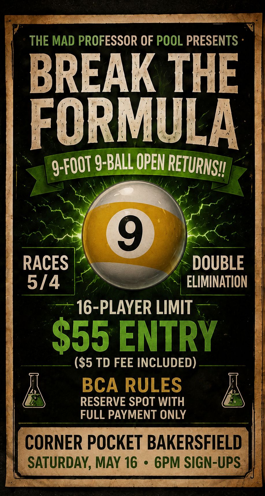 Break The Formula flyer