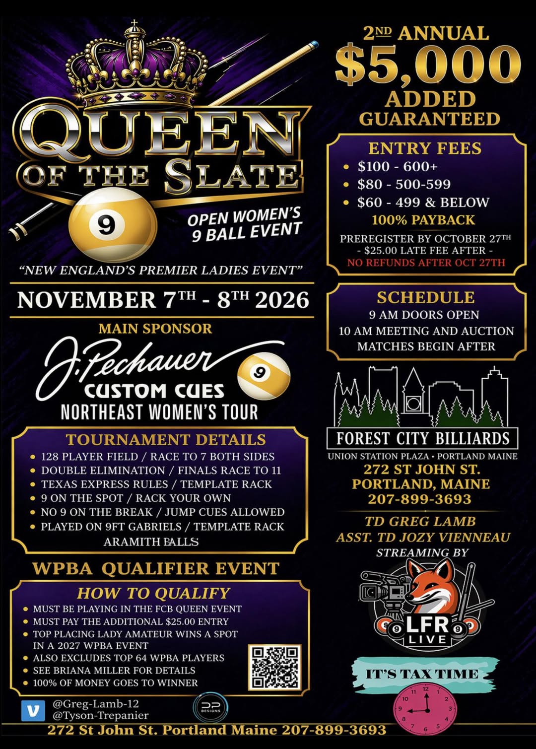 Queen of the Slate flyer