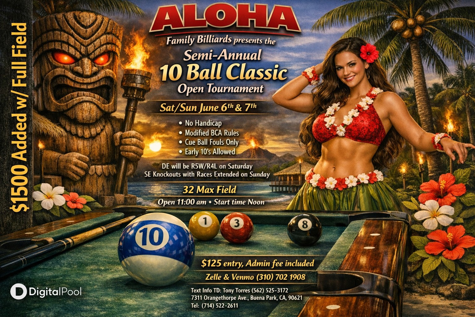 Semi-Annual 10 Ball Classic flyer