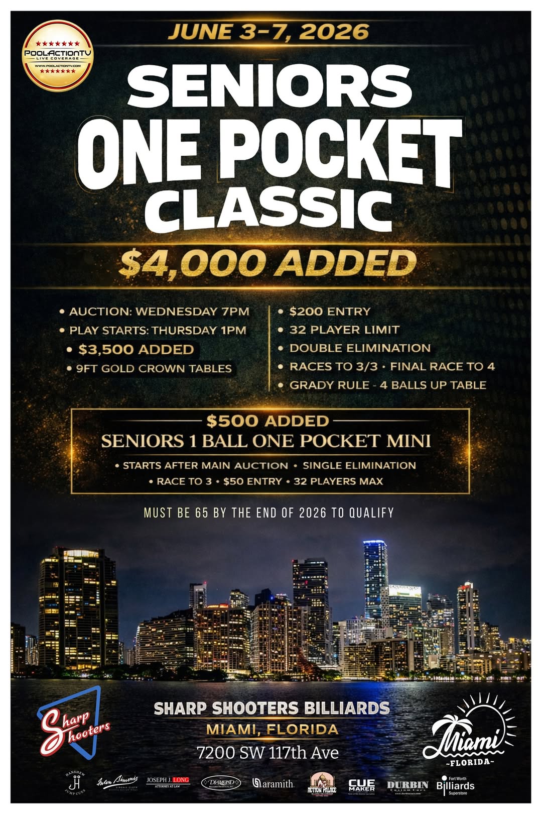 Seniors One Pocket Classic flyer