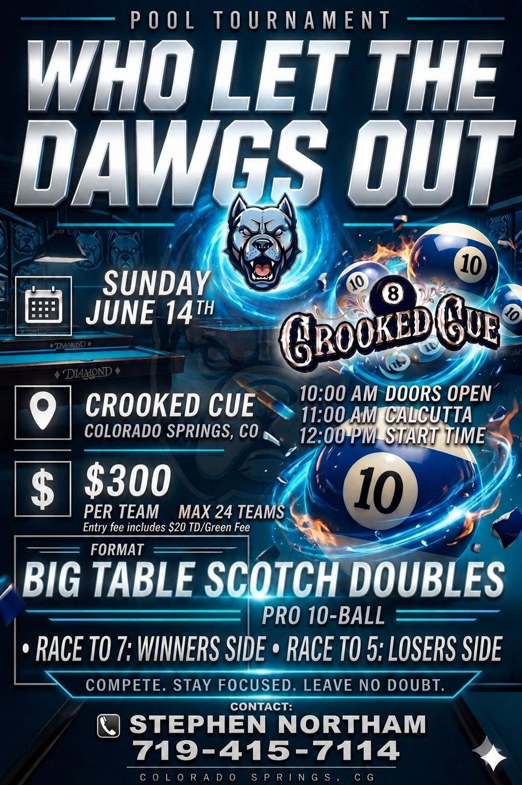 Who Let the Dawgs Out flyer
