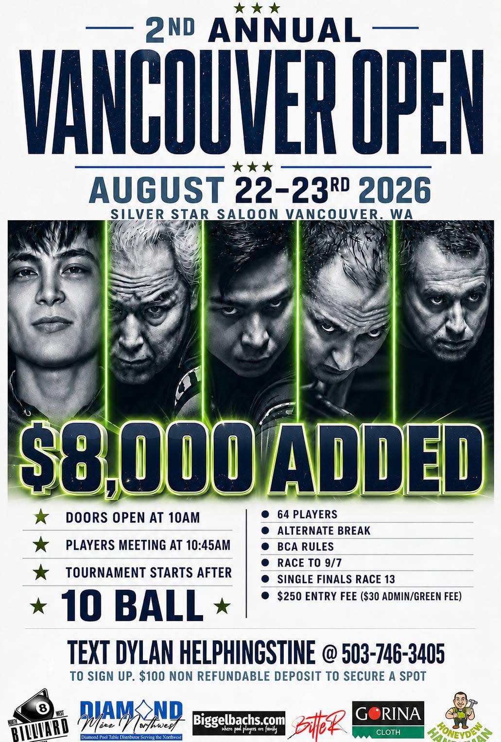 2nd Annual Vancouver Open flyer