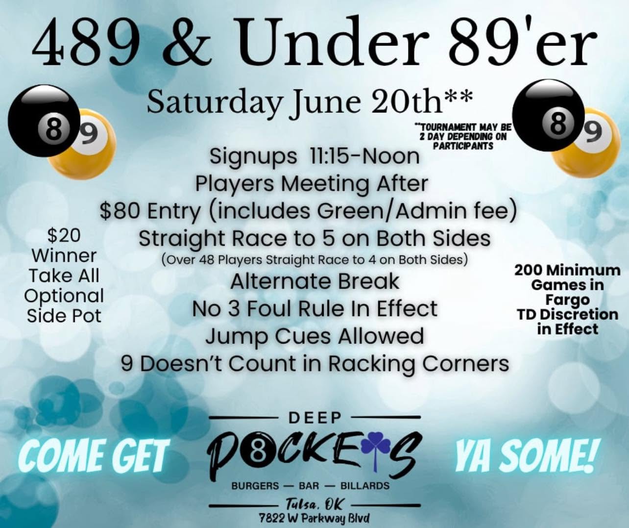 489 & Under 89'er flyer
