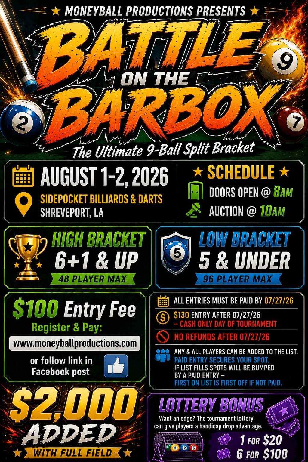 Battle On The Barbox flyer