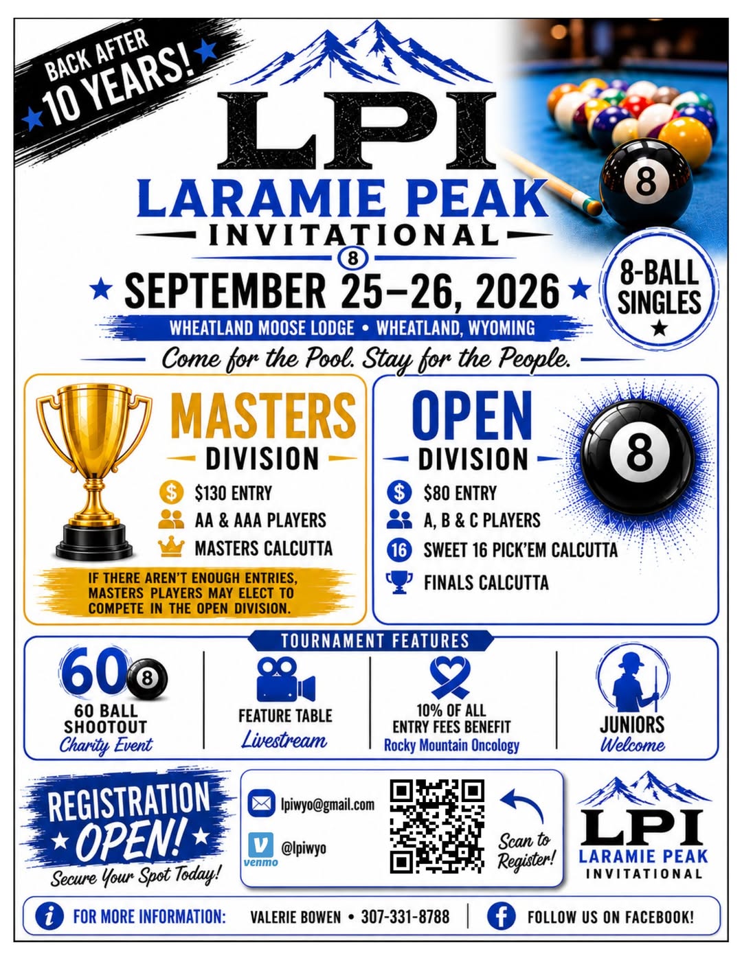 Laramie Peak Invitational tournament flyer