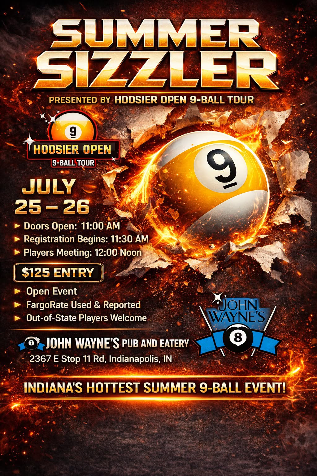 Summer Sizzler flyer