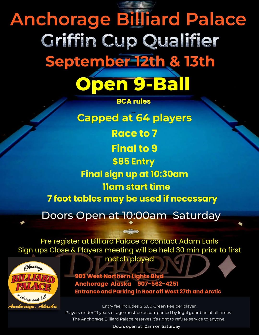 Griffin Cup Qualifier flyer