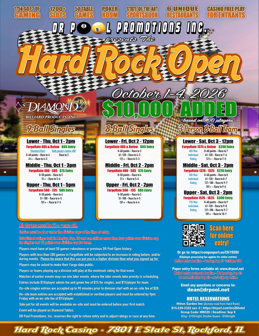 Hard Rock Open flyer