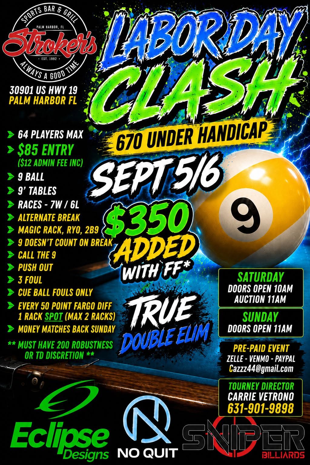 Labor Day Clash flyer