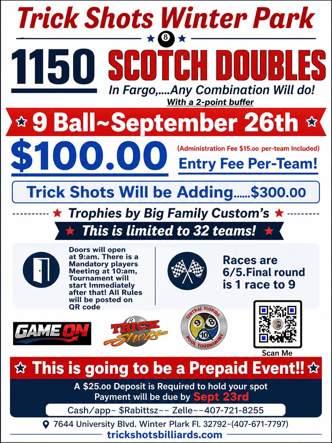 Scotch Doubles flyer