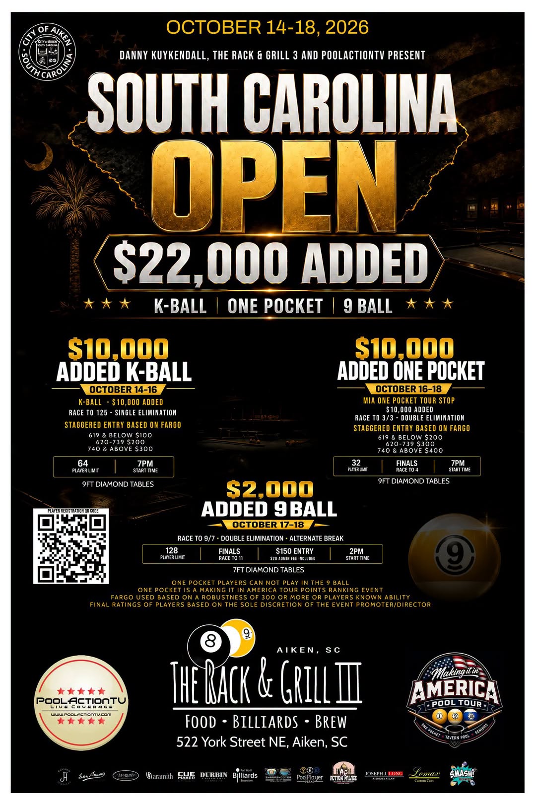 South Carolina Open flyer