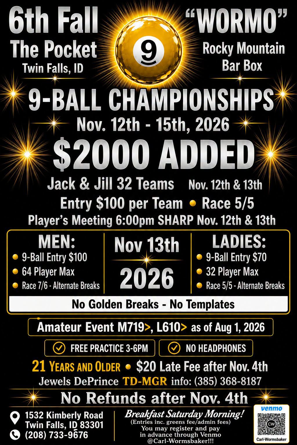 9-Ball Championships flyer