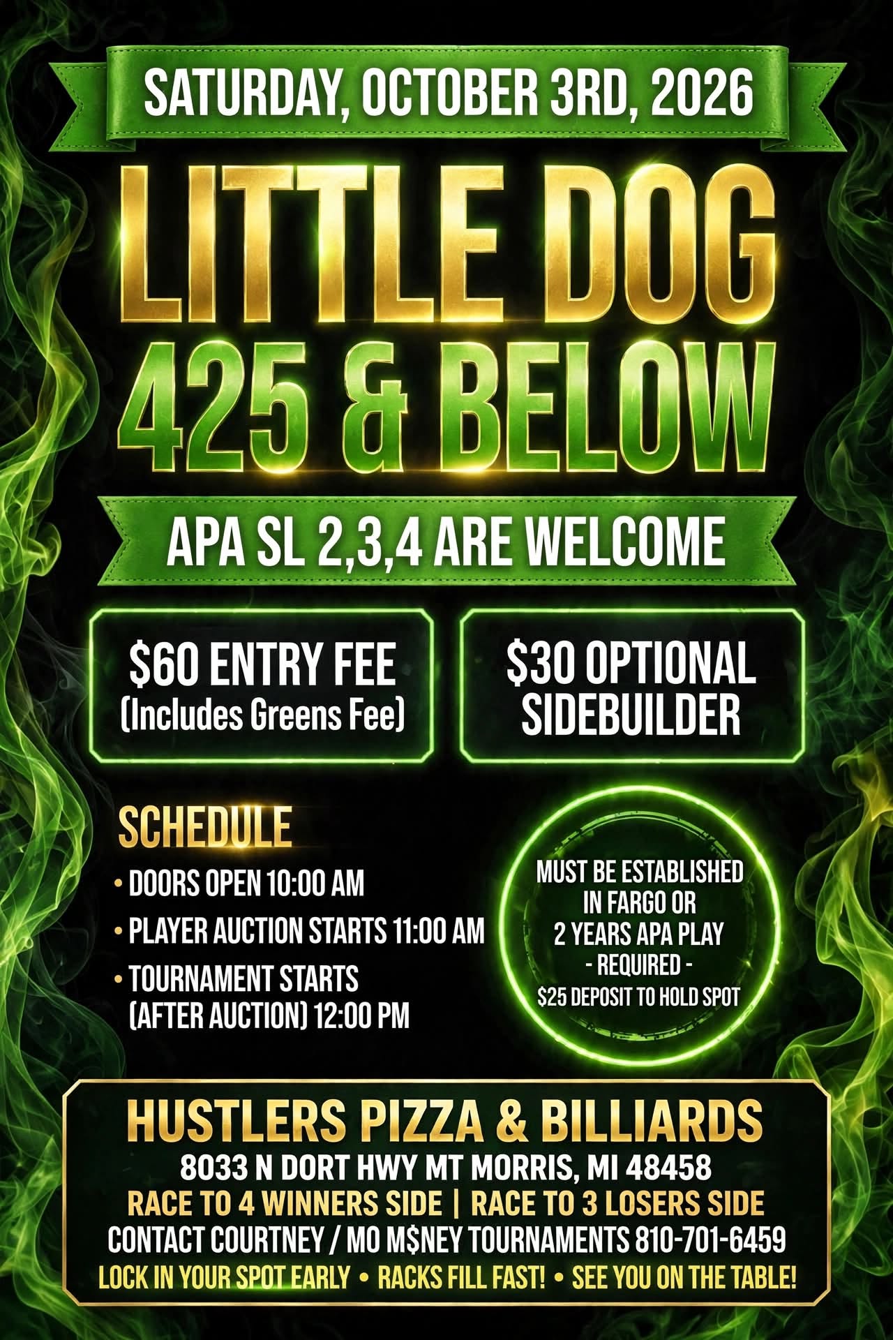 Little Dog 425 & Below flyer