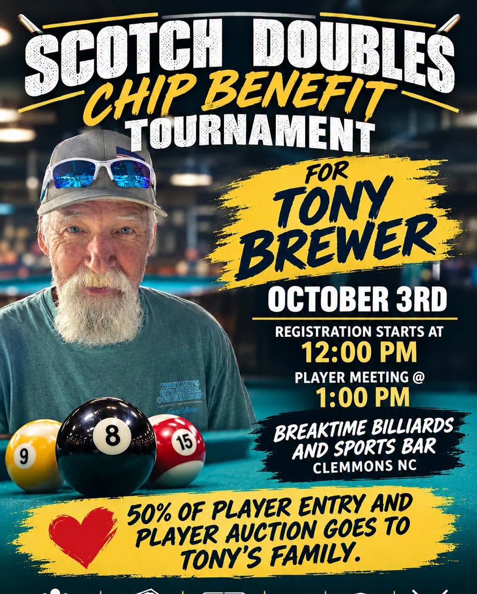 Scotch Doubles Chip Benefit Tournament flyer