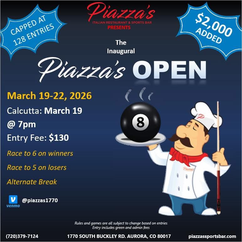 Piazza's Open flyer