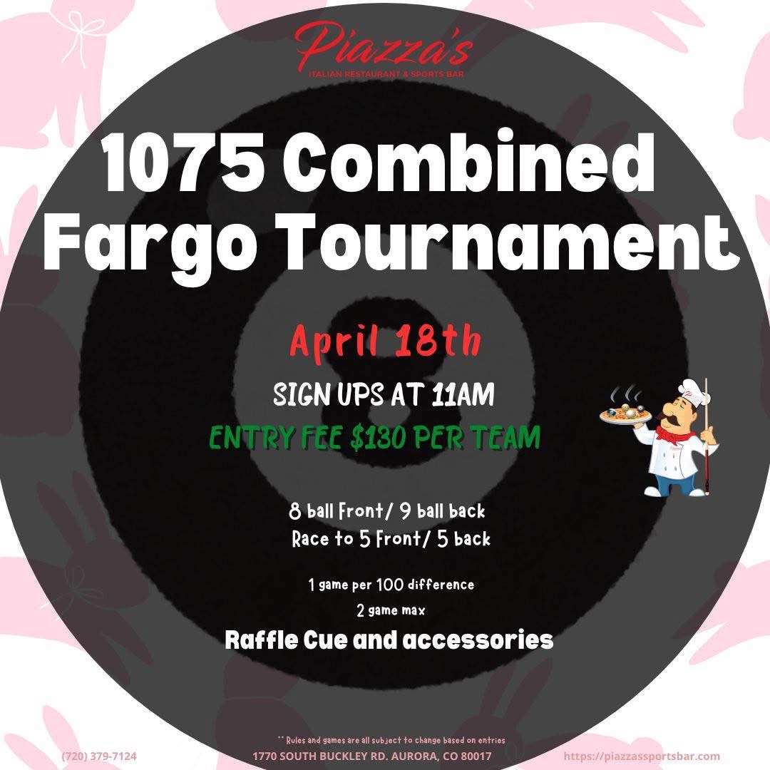 1075 Combined Fargo Tournament flyer